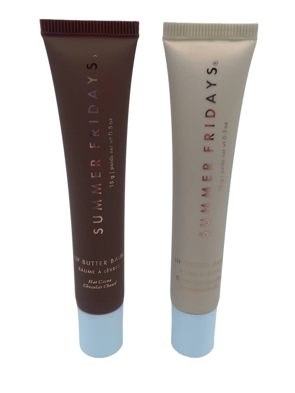 Summer Fridays Lip Butter Balm Duo - Hot Coco & Toasted Marshmallow
